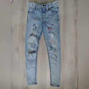 Cat and Jack jegging ultimate stretch size 8 with adjustable elastic waistband